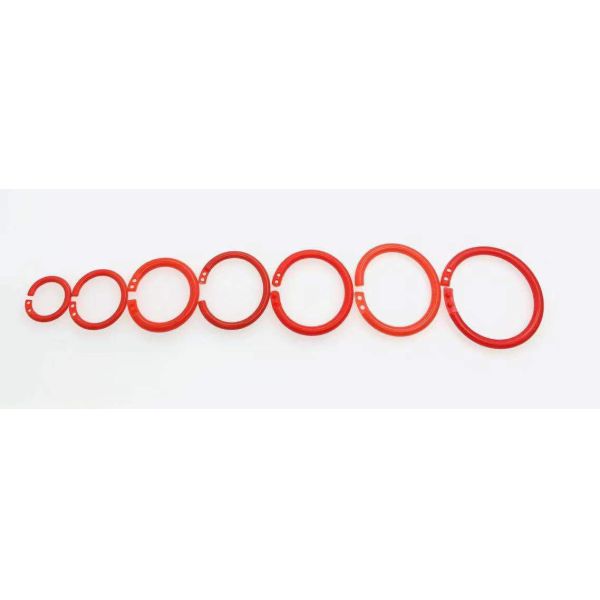 CPST 8mm 14mm Plastic Double Buckle Ring for Book binding
