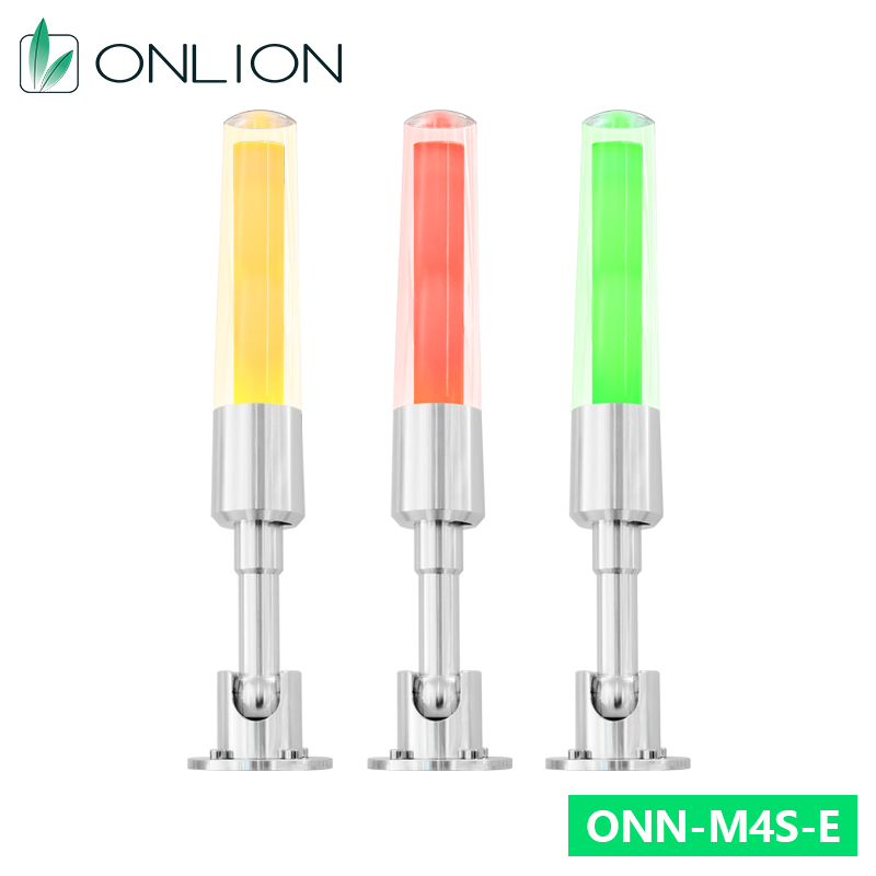 ONN M4S-G Industrial LED Status Light With Embedded Acrylic Light Guide Column For SMT Mining Machinery