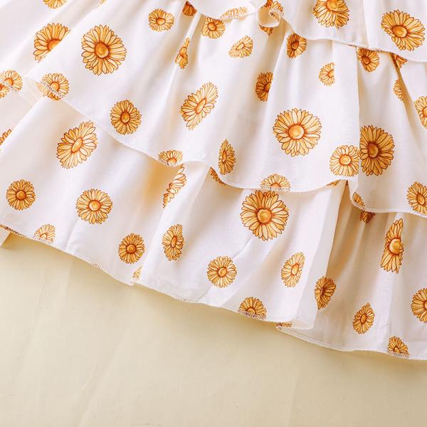 Summer Children'S Clothing Sunflower Print Children'S Clothing