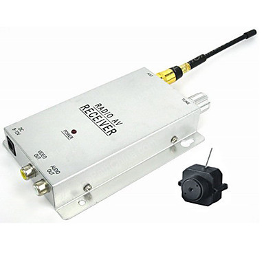 Micro Wireless Pinhole Color Camera + Video Receiver
