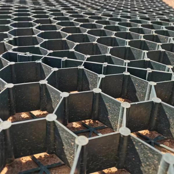 Ground Reinforcement Grids Gravel Plastic Grass Grid / Stabilizing Driveway Plastic Hexagonal Grass Grid