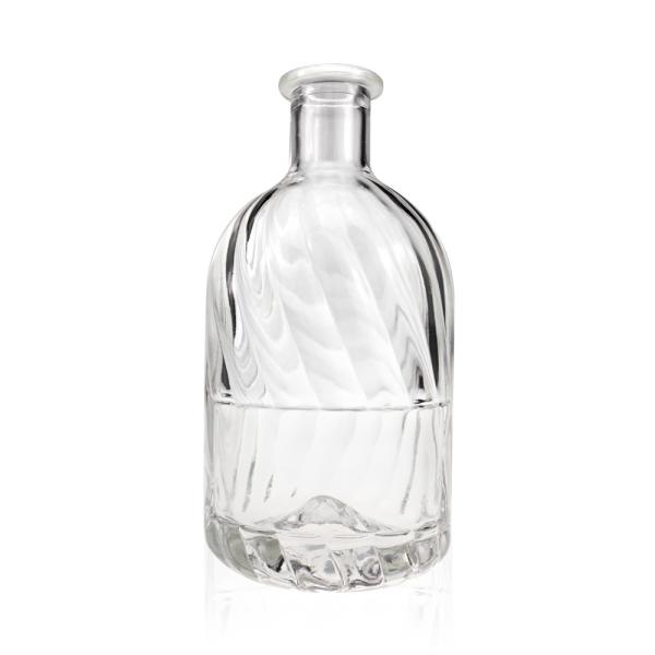 100ml 250ml 500ml Mountain Base Alcoholic Juice Drinks Glass Wine Liquor Bottle with Cork