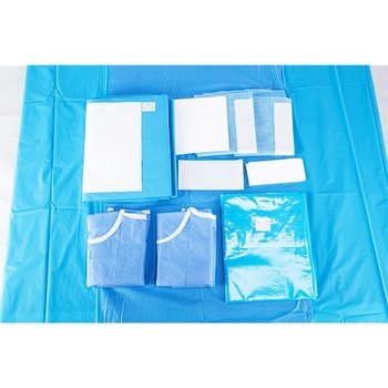 Medical Disposable Surgical Drape Kits Sterile Hip Pack SMMS