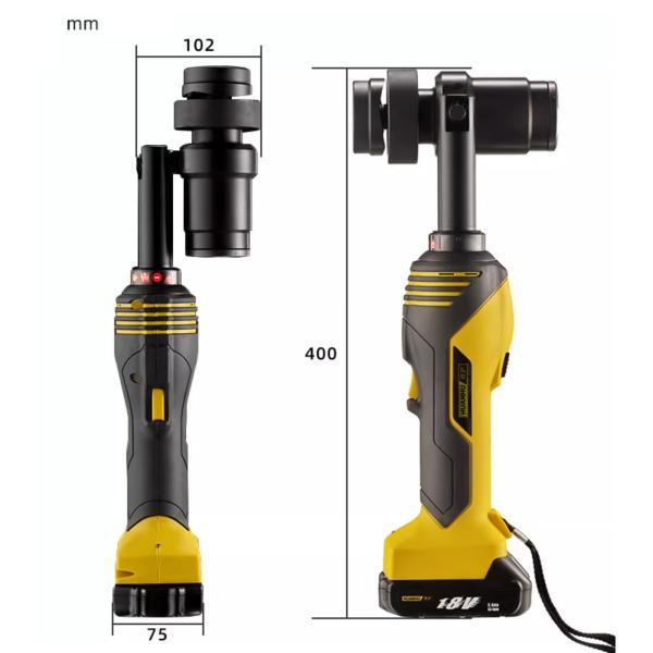 Electro Punch Tool Battery-operated Hydraulic Knockout Hole Puncher Steel Plate Hole Digger 16 - 60mm Diameter