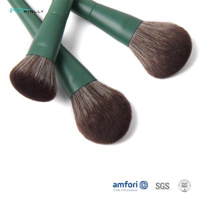 grupos de escova bonitos da composição do punho 12pcs de madeira verde