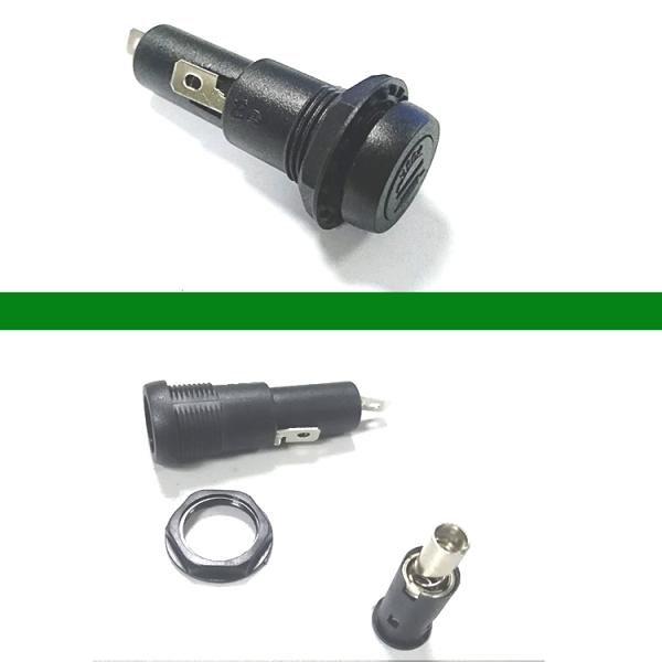 Плавкая часть предохранителя патронов предохранителя 250V 15 Amp 4.8mm Faston держателя панели H3-44B 5.2x20 терминальная