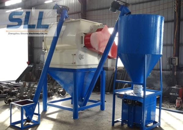 Steel Tile Bonding Dry Mortar Mixer Machine With Packing Machine 1 - 5t/H Production