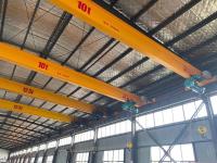 10Ton Electris grúa aérea de viga única se aplica a la construcción sitio elevador almacén