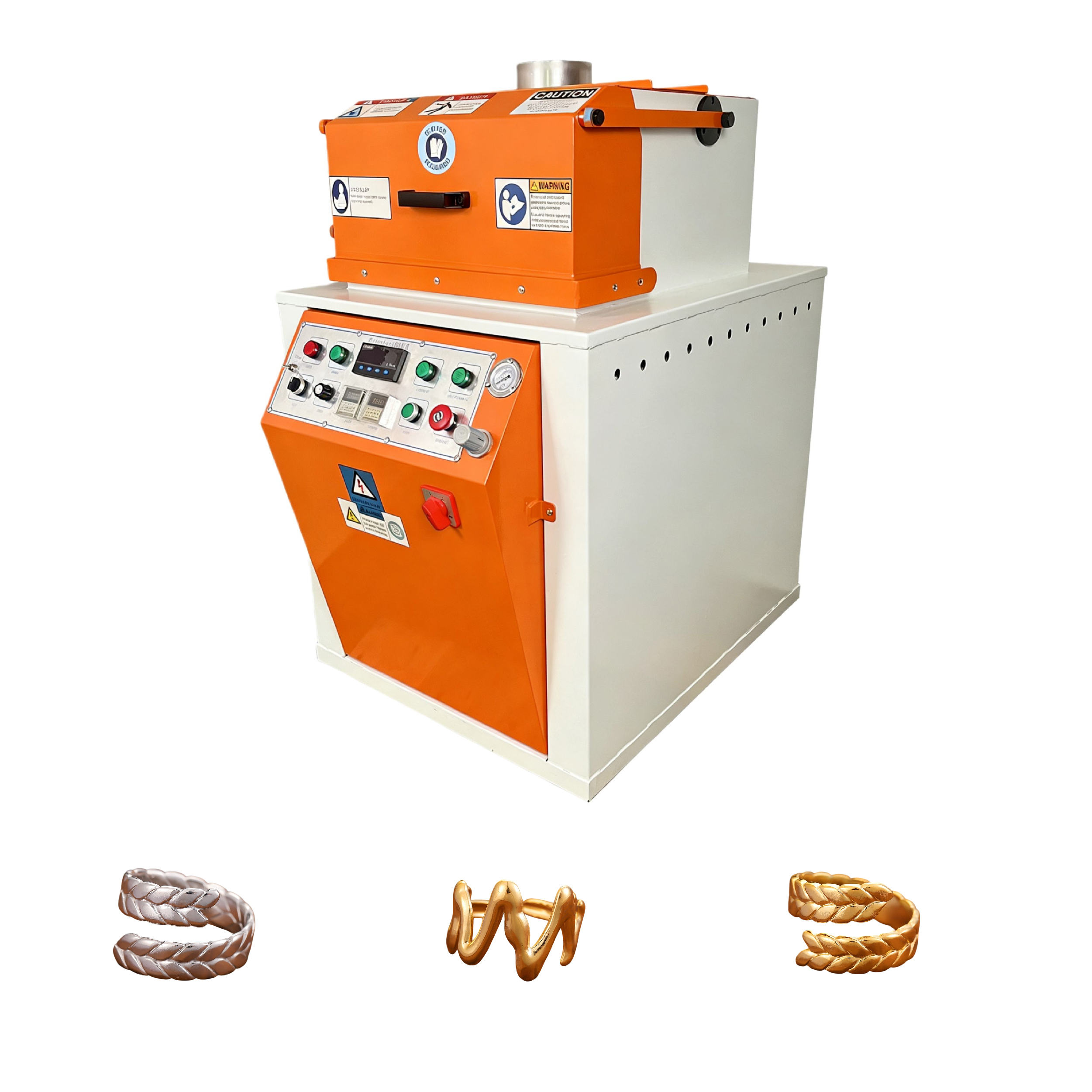 Semi-Automatic Equipment Jewelry Rotary Casting Machine Zinc Lead Tin Alloy Ring Chain