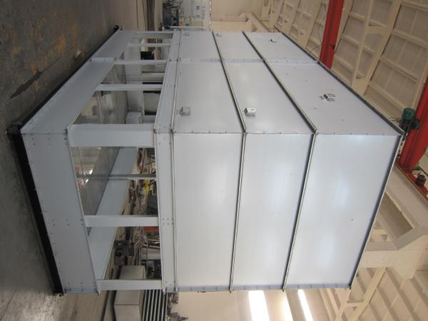 Industrial BAC Closed Cooling Tower 172m3/h Spray Water Flow Rate 32 Month Warranty