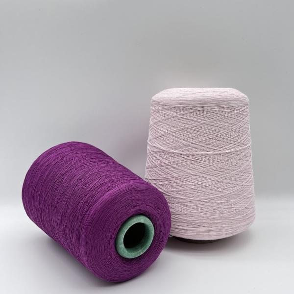 Easy To Clean Super Twist Silk Cotton Hand Knitting Blended Yarn