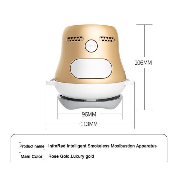 Traditional Therapy Electric Moxibustion Device No Pollution 106×113×96 Mm