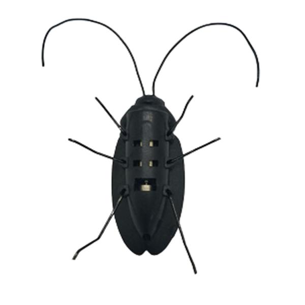 Black ABS Material Solar Powered Cockroach Novel Toys Kids Toys Solar Toys Kids