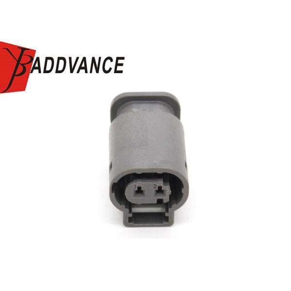10027186 2 Pin Female TE Connectivity AMP Connectors Gray Color