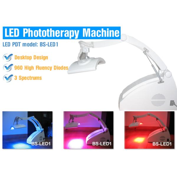 Portable Red And Blue Light Treatment For Skin Cancer , Facial Light Therapy Devices