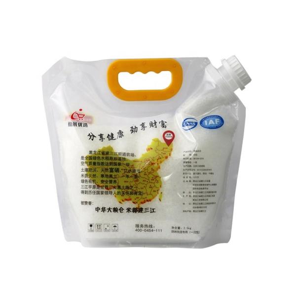 Custom Gravure Printing Stand-up Spout Pouch For Beverage Liquid Milk Fruit Drink Juice Plastic Packing Bag