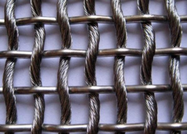 316 Tissu de treillis métallique décoratif en treillis métallique en acier de 3,0 mm
