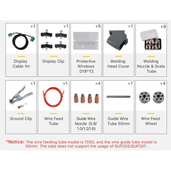 Sturdy SUP 21T Handheld Welding Head Durable For Laser Cutting Machine