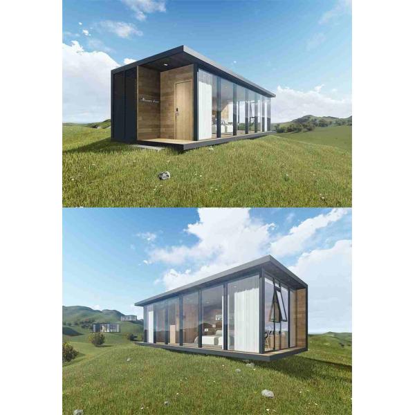 Fashionable Modern Prefab Houses / Beautiful Prefab Homes With PU Panel Exterior