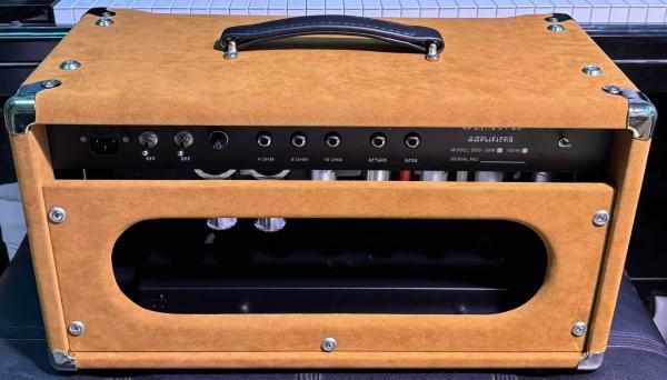 2024 HOT!!! Dumble #002 Version Clone SSS20-Steel String Singer SSS Tube Amp Head 20Watt in Suede Brown with Original Knobs