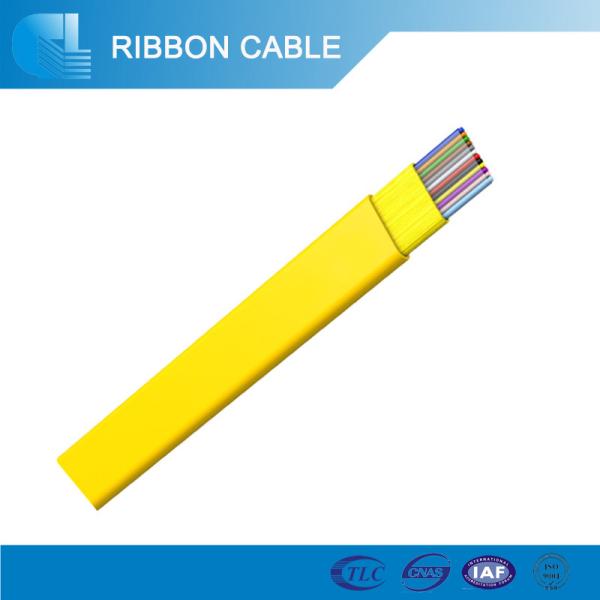 High Density Compact SM 24 Strand LSZH Indoor Ribbon Fiber Optic Cable