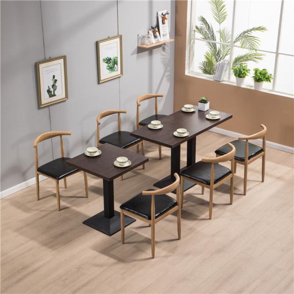 Wholesale Metal New Design Fast Food Restaurant Dining Tables and Chairs