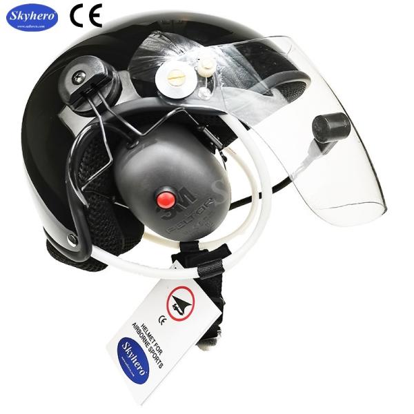 EN966 Paramotor helmet with high noise cancel headset 3M Powered paragliding helmet PPG helmet