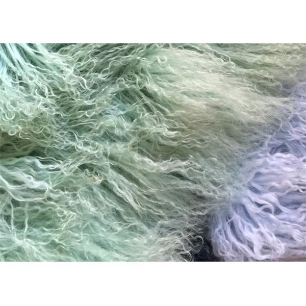 Acento natural de la piel del cordero de la manta (2' x 4') del tiro mongol auténtico casero de la piel para la silla