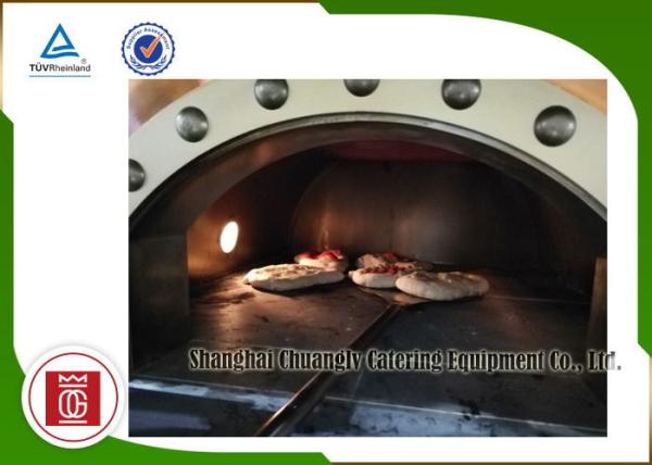 Electric Italy Pizza Oven Copper Plated Napoli Lava Rock for Restaurant