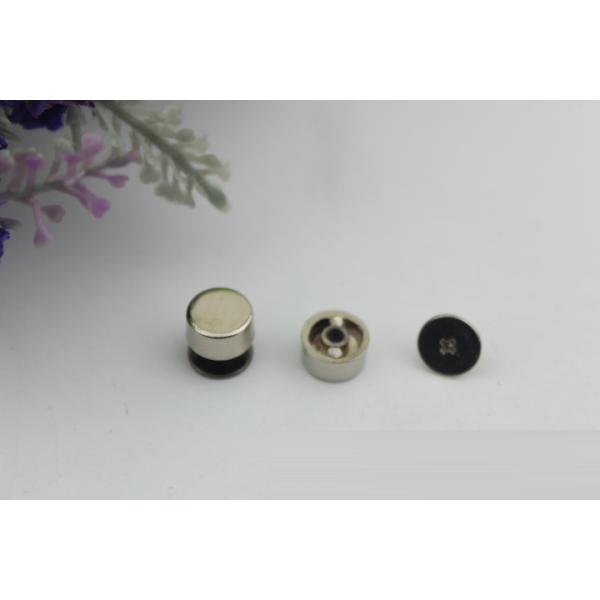 Luggage leather hardware accessories full copper gold color 9 mm round metal rivet nails with screws