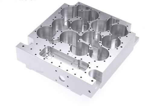 ADC12 ADC6 Aluminum Semiconductor Metal CNC Milled Parts Polished 90*80*60mm