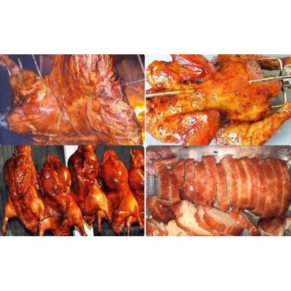 гриль цыпленка 380V подвергает горячую печь механической обработке Rotisserie цыпленка моллюска взрыва