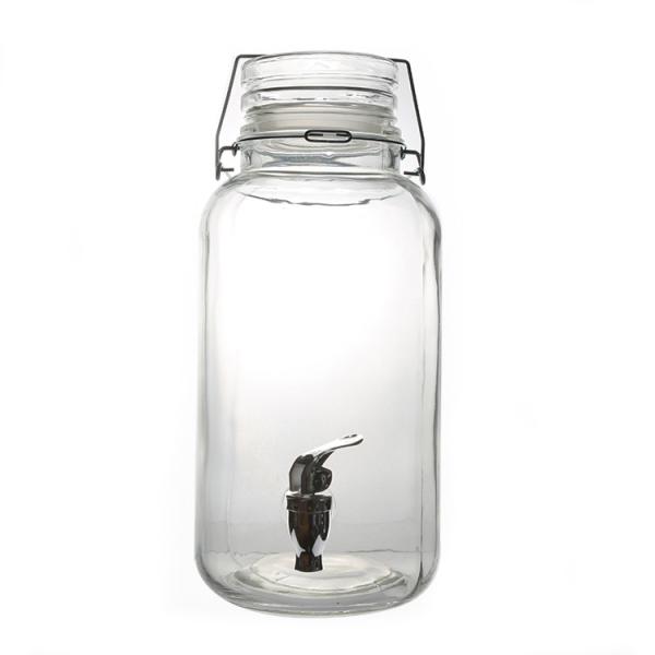Wholesale High Quality Clear Juice beverage Dispenser 4803ml Glass drink dispenser