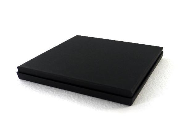 Black Chocolate Truffle Packaging Boxes Offset Printing  With Paper Divider