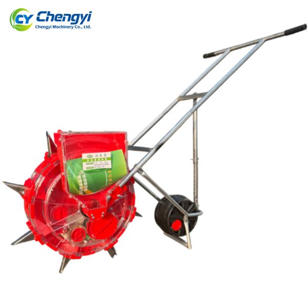 High Strength Plastic Hand Push Seeder Planter Lightweight Accurate Seeding For Field Gardening