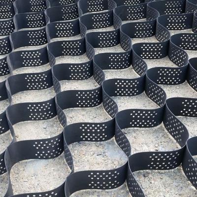 Grelha de cascalho de geocélulas de HDPE de 50 mm-200 mm para construção de estradas estáveis Sem serviço pós-venda