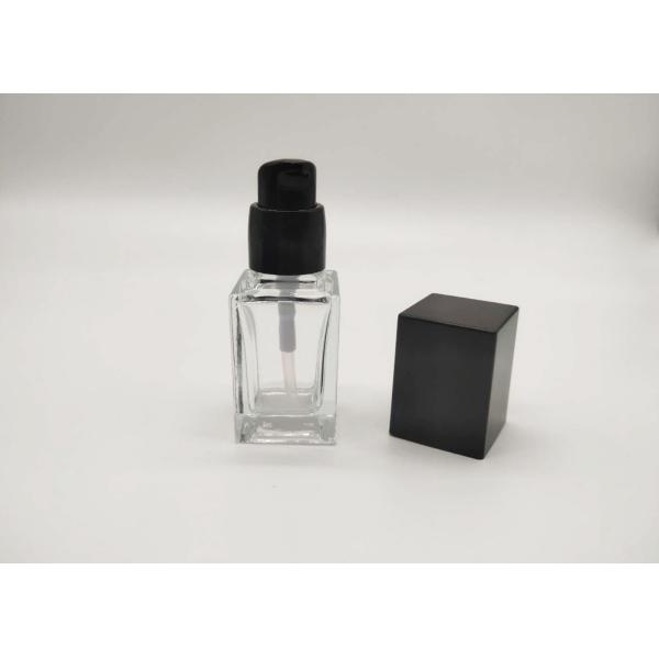 ISO Label Transparent 30ml 50ml Glass Cosmetic Bottles