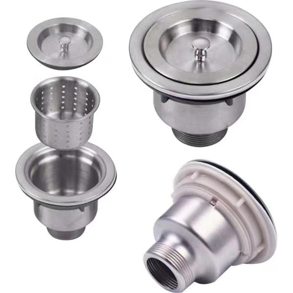 Набор отхода раковины Bathroom стрейнера раковины блюда нержавеющей стали кухни 18G