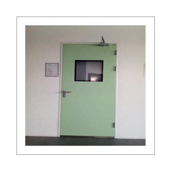 Finished Hospital Door Clean Room Door Steel Hermetic Swing Door