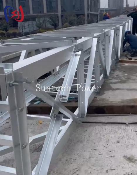 Steel Pipe Cable Tray 1 Year Warranty For Power Line Support