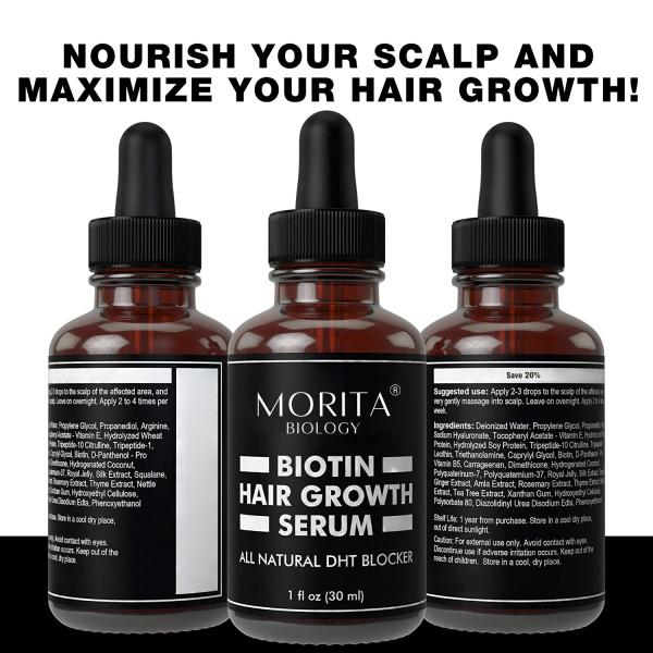 Glass Bottle ISO Hair Regrowth Ginger Serum Anti Hair Loss Care Repairing