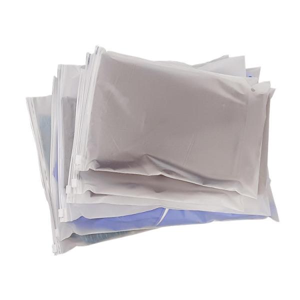 Frosted Zipper Packaging Bags Plastic Self Sealing Bags Clothing Zipper Bags