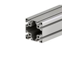 A extrusão de alumínio do entalhe de 6063 V anodizou o trilho linear 80*80 da extrusão