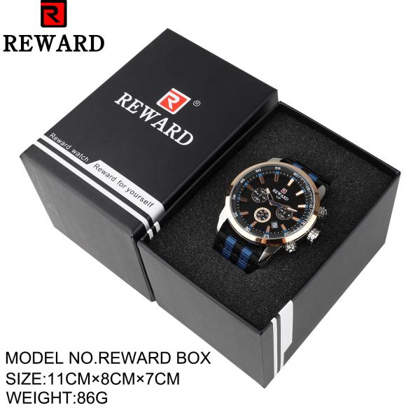 Paper Material Watch Storage Box REWARD Paper Gift 11x8x7cm Size CE Approval