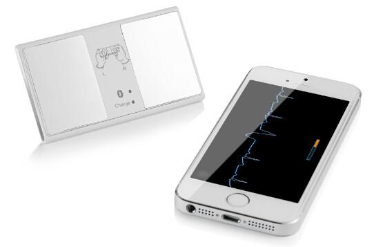 Single Lead Telemedicine Bluetooth ECG Event Recorder Mobile EKG Monitor  for Arrythmia/ST/HRV