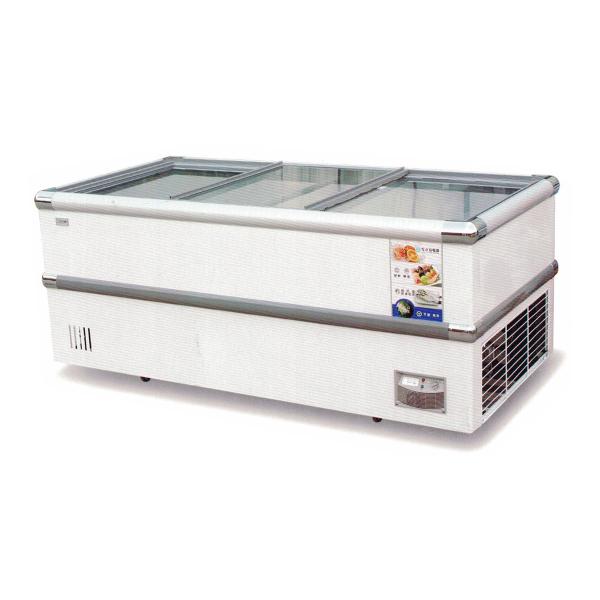 Jumbo Energy Saving Island Freezer With Inner Led Lighting