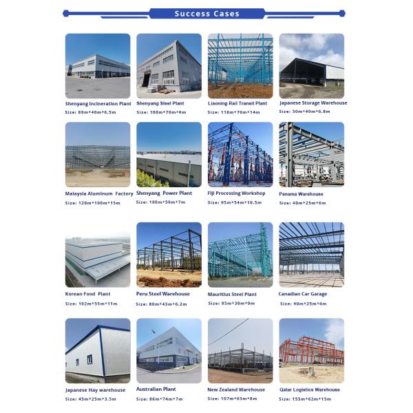 Структурные стальные строительные фермы с окрашенным отделкой и окном из алюминиевого сплава