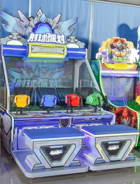 Shooting Monster Ticket Redemption Game Machine Four Players