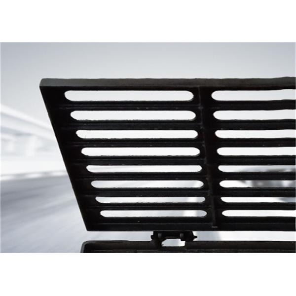 Ductile Cast Iron Road Drainage Grates Shock Absorption Anti Pressure