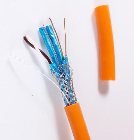SFTP Shielded Ethernet Cable 1000MHz 10Gbps 23AWG Pure Copper